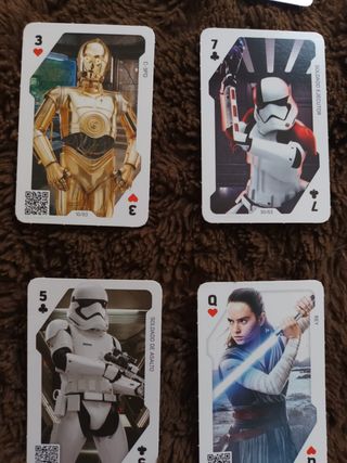 Cartas Star Wars Carrefour