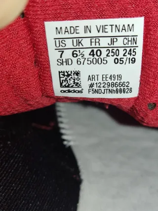 Zapatillas Adidas Marathon T Rojas Blancas