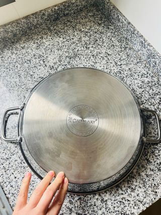 Paellera Negra Metal con Asas