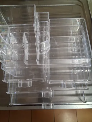 Organizador de maquillaje acrílico