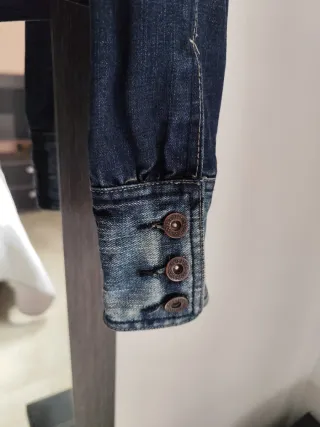 Cazadora vaquera cropped vintage Y2K