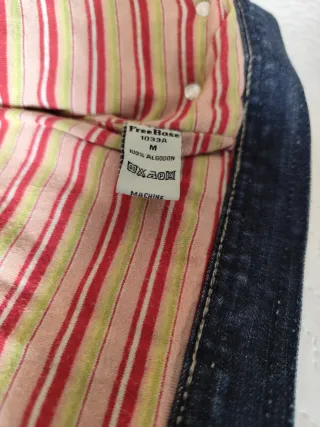 Cazadora vaquera cropped vintage Y2K