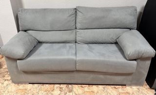Sofá 2 plazas gris