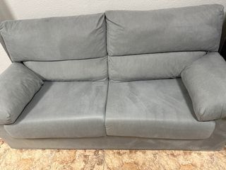 Sofá 2 plazas gris