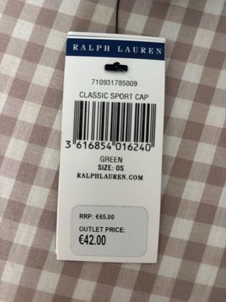 Gorra Polo Ralph Lauren Verde