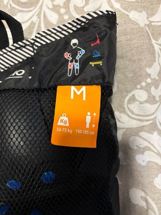 Patines Oxelo Talla 38 + Casco, protecciones bolso