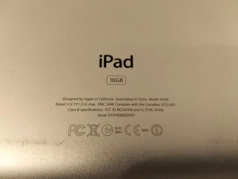 Apple iPad Blanco 16GB afbeelding 4