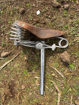 Sillín de bicicleta vintage