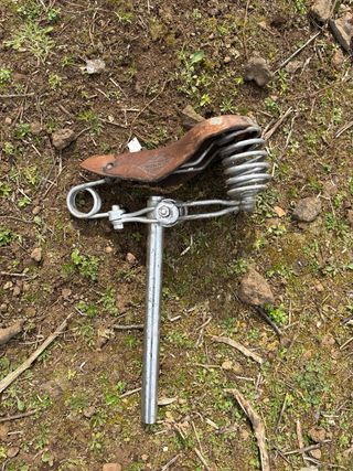 Sillín de bicicleta vintage