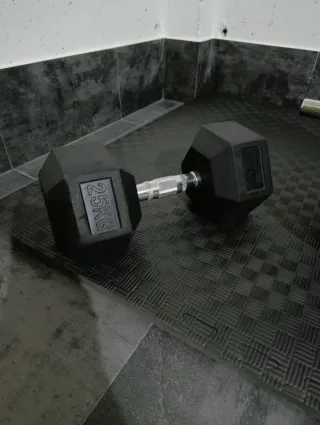 Mancuerna hexagonal 25kg