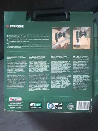 Taladradora Atornilladora Parkside 20V