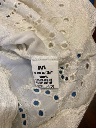 Camicetta P.lam sangallo colore écru