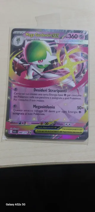Mega Gardevoir EX Carta Pokemon 089/217