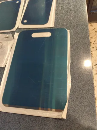 3 Tablas de Cortar Titanio con accesorios