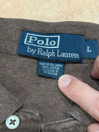 Polo Ralph Lauren Marrone Uomo Taglia L