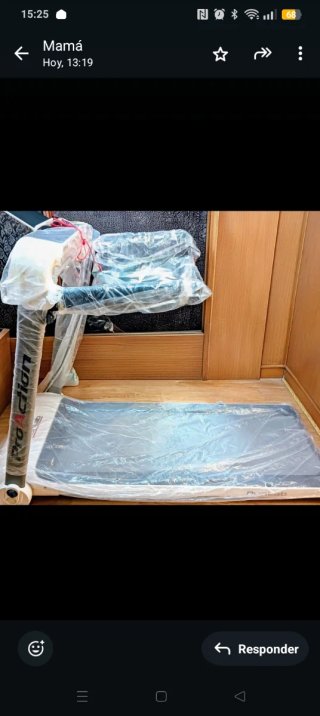 Cinta de correr BH plegable prácticamente nueva