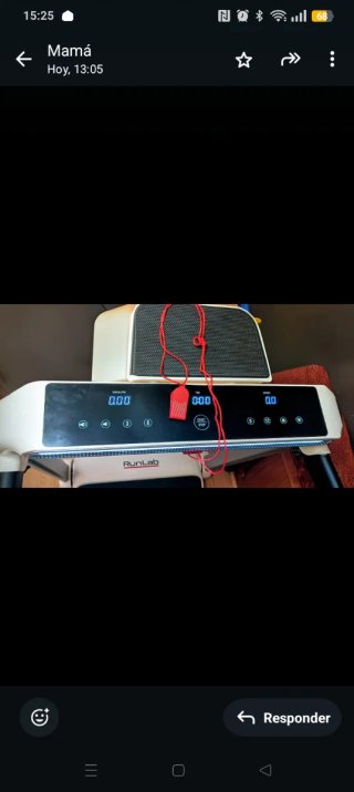 Cinta de correr BH plegable prácticamente nueva