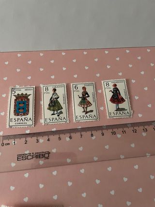Lote 4 sellos España para coleccionistas