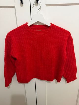 Jersey niña MNG rojo Talla 7-8