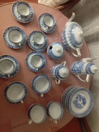 Juego de té y café de porcelana