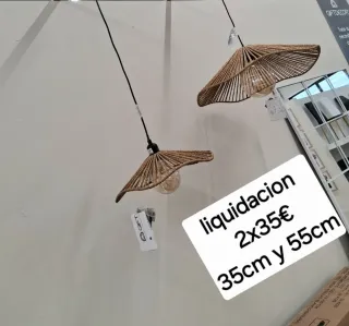 Lámparas de cuerda (2x35€)