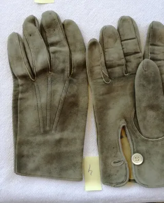 Paio di guanti in pelle da uff.le WH