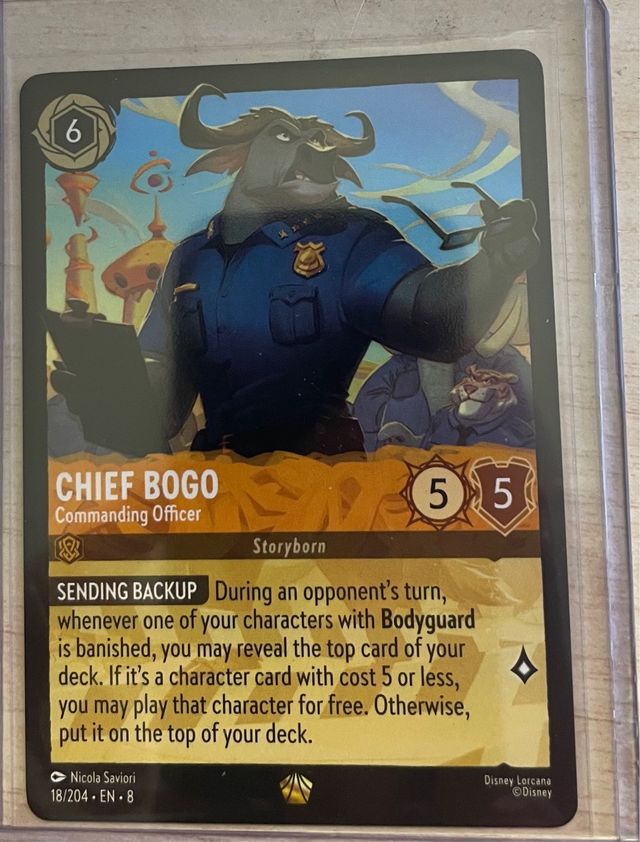 Carta Chief Bogo: Commanding Officer
