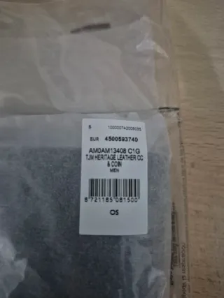 Portafoglio Tommy Hilfiger blu con logo