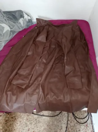 Gabardina de mujer marrón