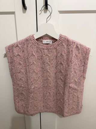 Chaleco de punto niña Mango