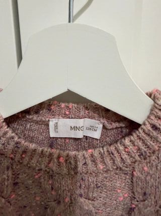 Chaleco de punto niña Mango