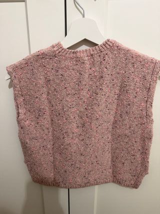 Chaleco de punto niña Mango