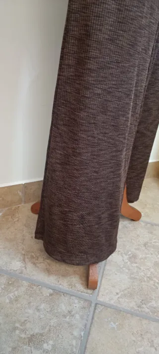 Pantaloni H&M Flare a Costine Marroni