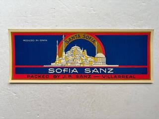 20 antiguas etiquetas de naranjas, años 1950-1960