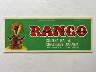 20 antiguas etiquetas de naranjas, años 1950-1960