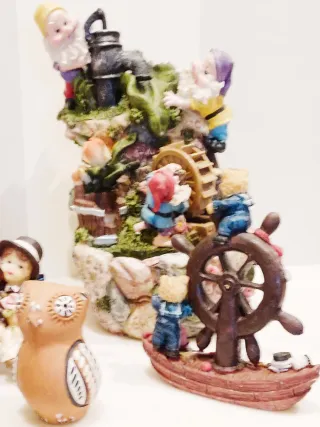 Colección Figuras Resina Osos y Búhos