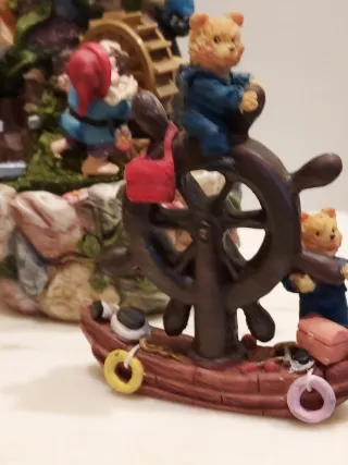 Colección Figuras Resina Osos y Búhos