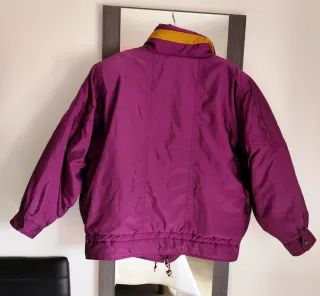 Chaqueta bomber vintage mujer 80s morada