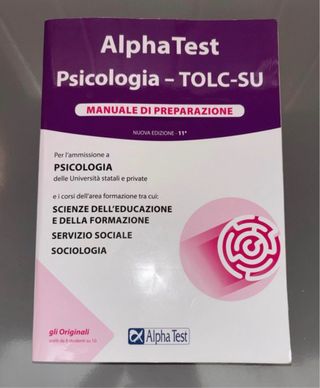 Alpha Test Psicologia Tolc-SU 21/22 Kit Completo