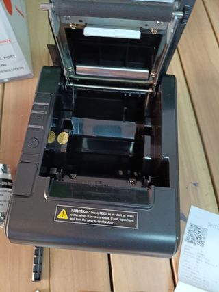 Approx APPPOS80AM - Impresora Térmica de Tickets, 200 mm/s, Papel 80 mm, Corte Automático y Manual, Negro