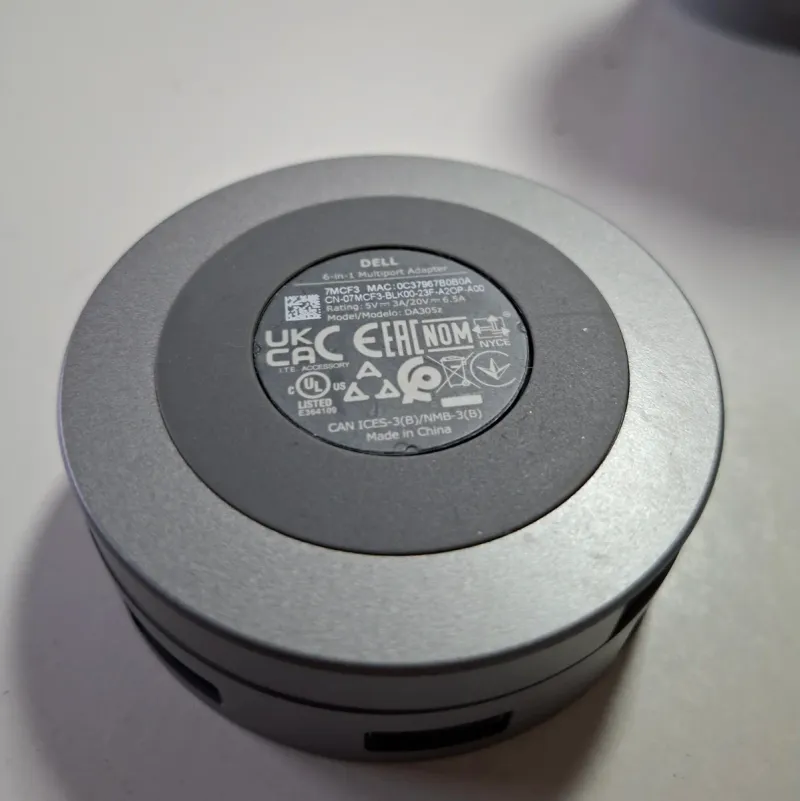 Adaptador Dell USB-C Hub afbeelding 3