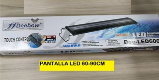 pantalla LED acuario 60 80 90 pecera luz