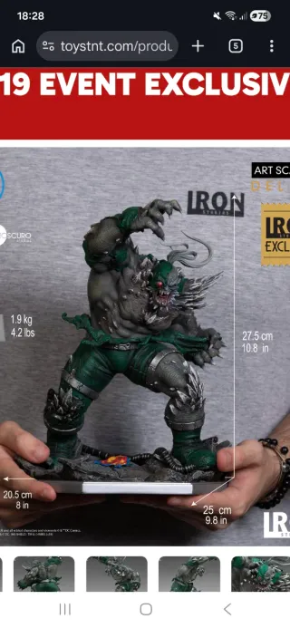 Figura Doomsday Iron Studios 1/10