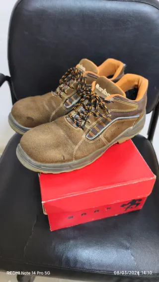 Botas de trabajo Anibal Marrones y Naranjas