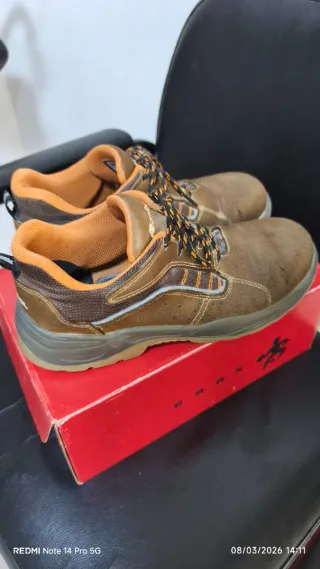 Botas de trabajo Anibal Marrones y Naranjas