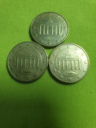 Monedas 10 céntimos Euro (11 países)