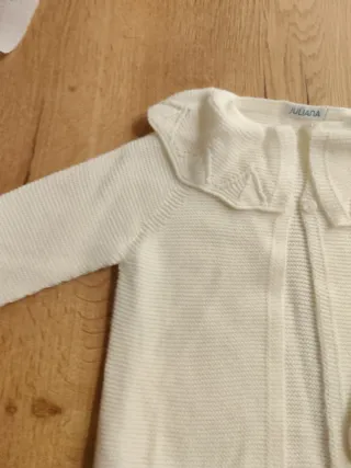 2 Giacche neonata lana e cotone