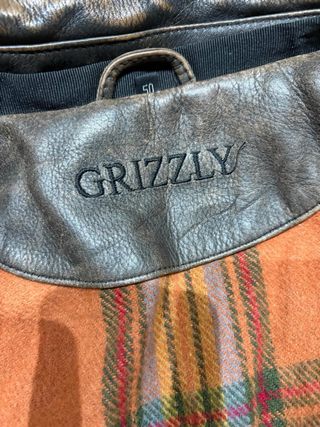 Giacca Pelle Grizzly Marrone