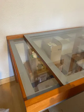 Mesa Comedor Cristal + 2 Sillas