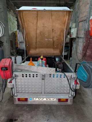 Remolque Taller con Compresor y Generador